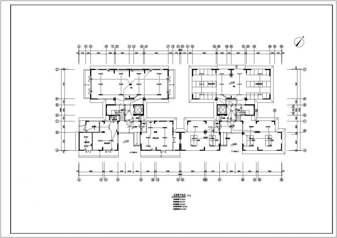 2栋11层小区住宅楼电气设计施工图纸_图1