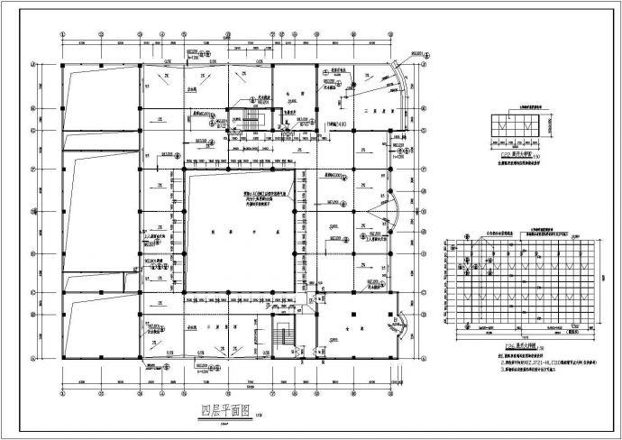 某文化商城建筑设计CAD专业图纸_图1
