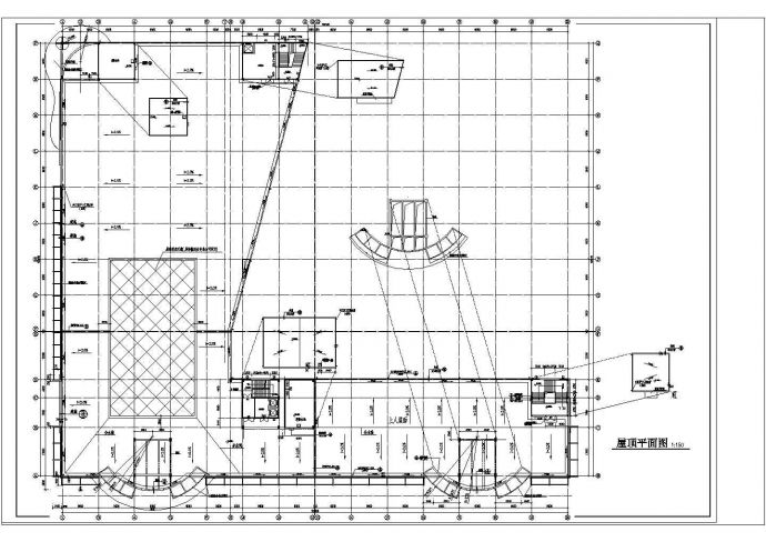 某大型商业广场施工专业设计CAD图_图1