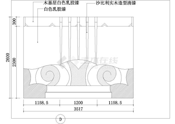 某地ktv建筑专业CAD设计简图-图二