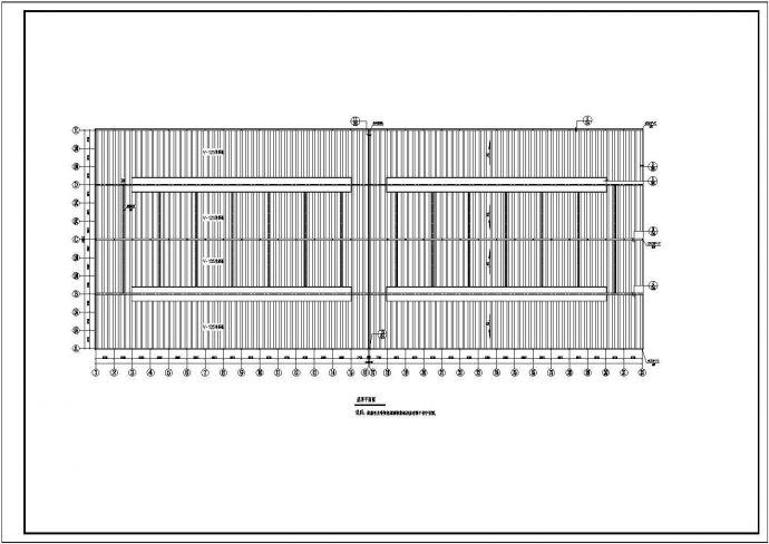 某2x24米跨轻钢厂房结构设计施工图_图1