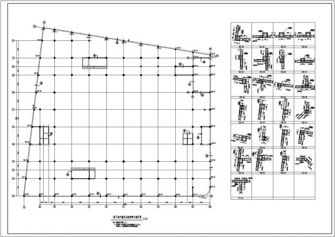 某10层现浇空心楼板商场结构设计施工图_图1