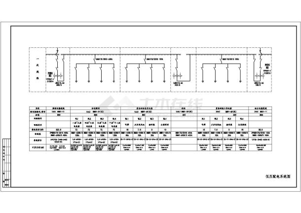 一栋12层住宅楼电气设计施工图纸-图二