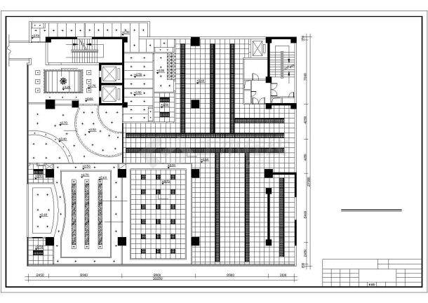 某地方新建健身会所施工规划全套图纸-图二