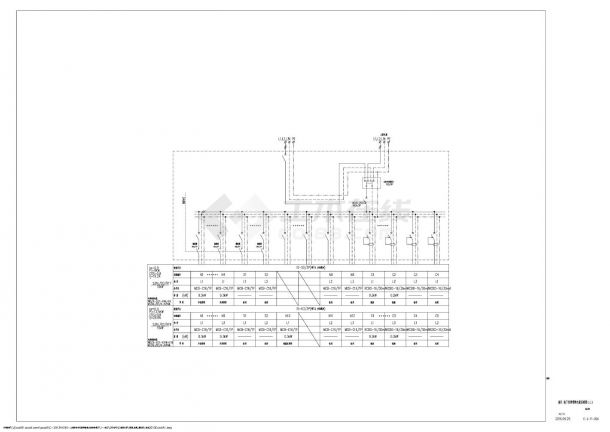 E-2-11-01A～1A地下室照明箱子系统CAD图.dwg-图二