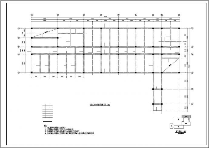 某坡屋面框架结构住宅楼结构设计施工图_图1