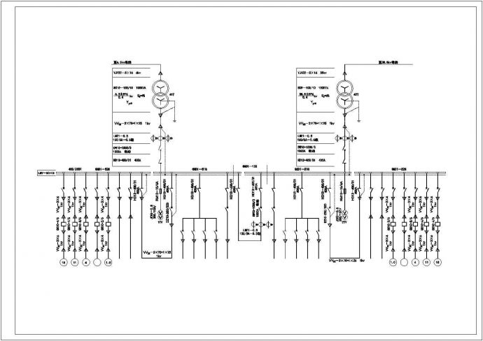 电站电气部分施工及设计全套CAD图纸_图1