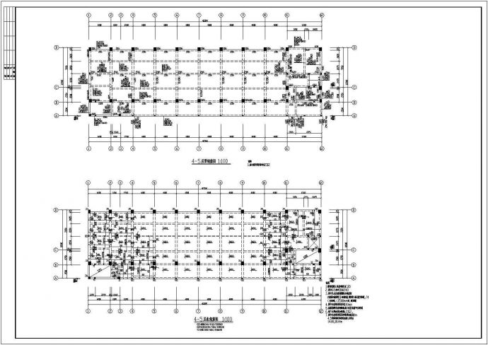 某地多层框架结构办公楼结构设计施工图_图1