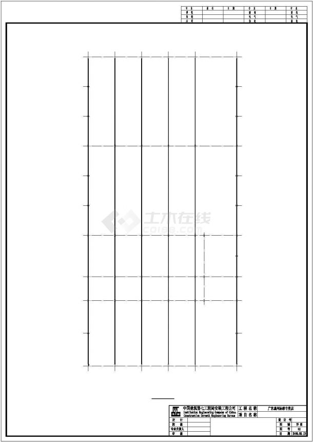 一套完整的标致4S店钢结构施工图纸-图二