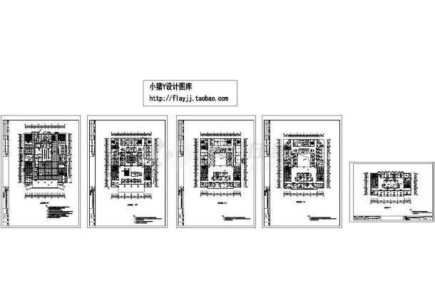 19层某市中医院门诊综合楼室内装饰工程施工CAD图-图一