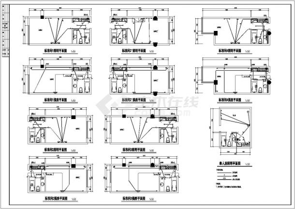 某大酒店电气改造系统设计及施工全套CAD图纸-图二