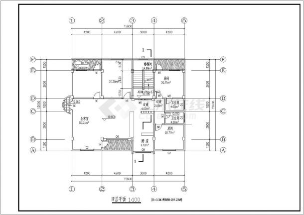 私人商住宅楼建筑图纸（含设计说明）-图二