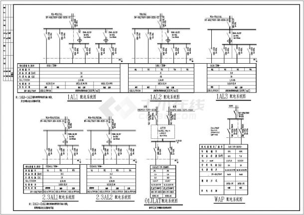 某酒店电气改造设计及施工全套CAD图纸-图二