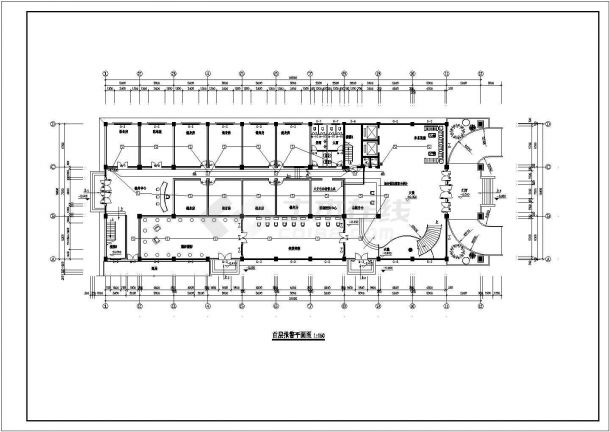 某酒店消防报警设计及施工全套CAD图纸-图一