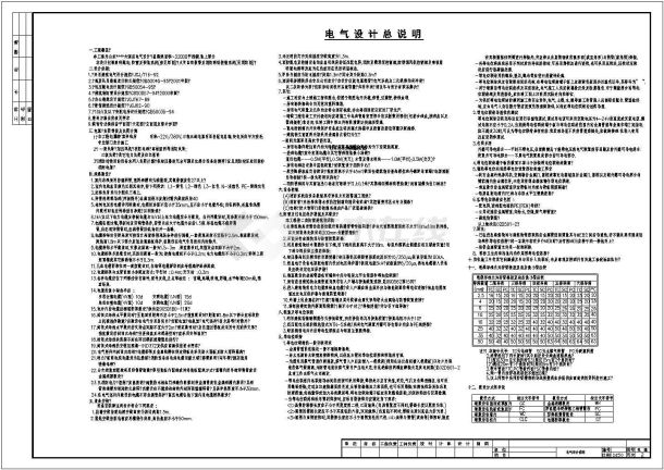 某四星大酒店电气设计及施工全套CAD图纸-图二