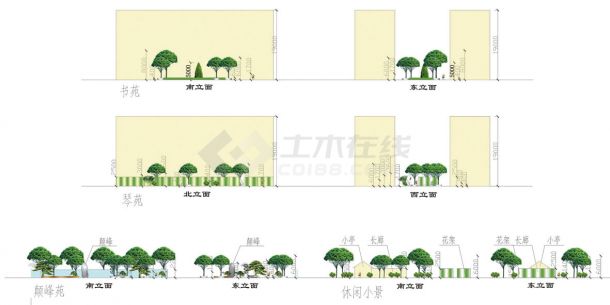 广西钦州中学环境景观设计方案-图一