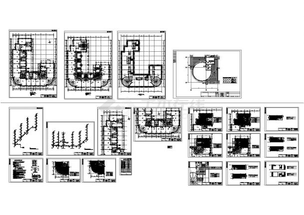 国际商城地热采暖工程设计施工CAD图纸（含设计施工说明，目录）-图一