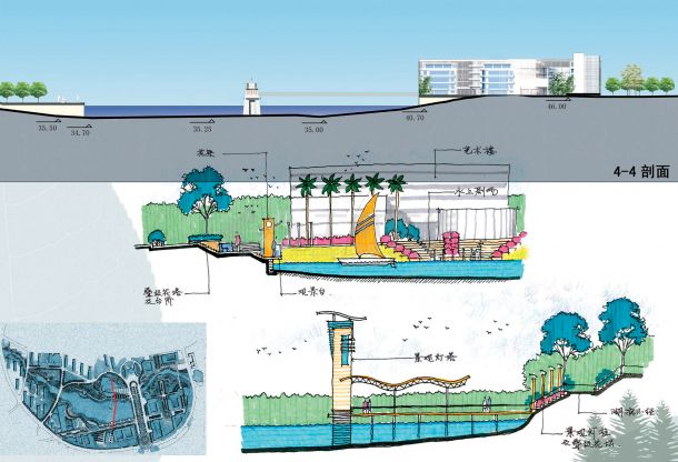 湛江海洋大学景观设计方案-图一