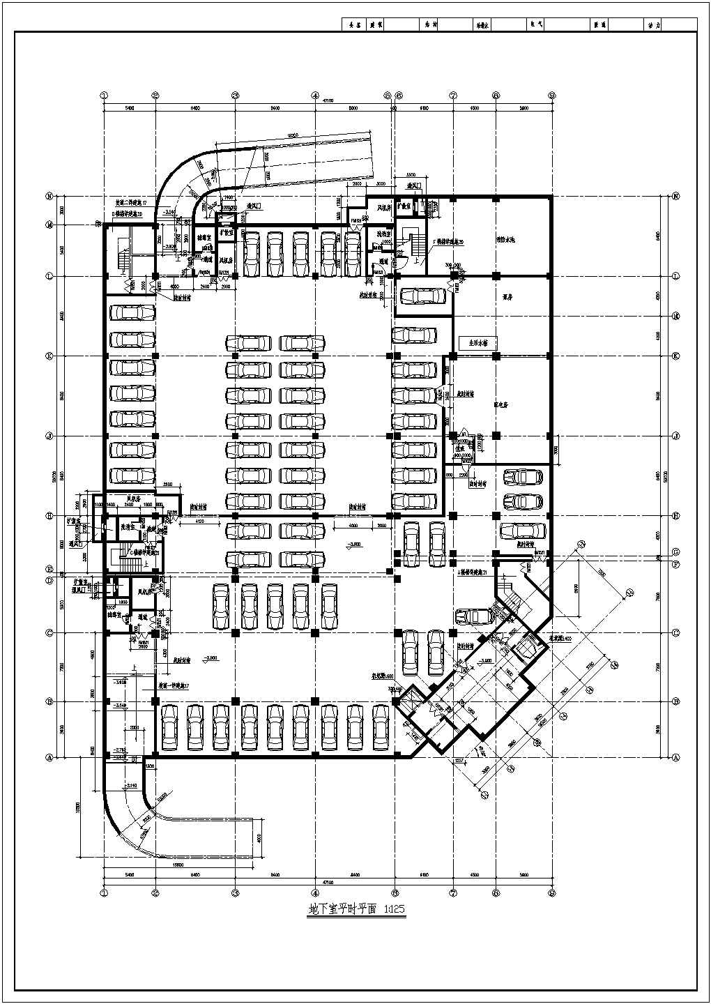 某地区多层住宅楼设计建筑cad图纸