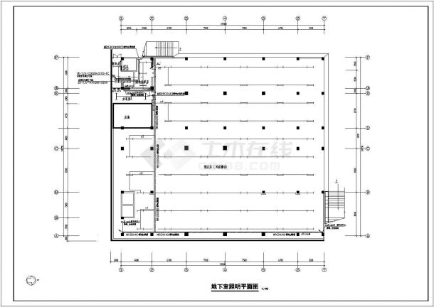 食堂电气施工与设计方案全套CAD图纸-图一