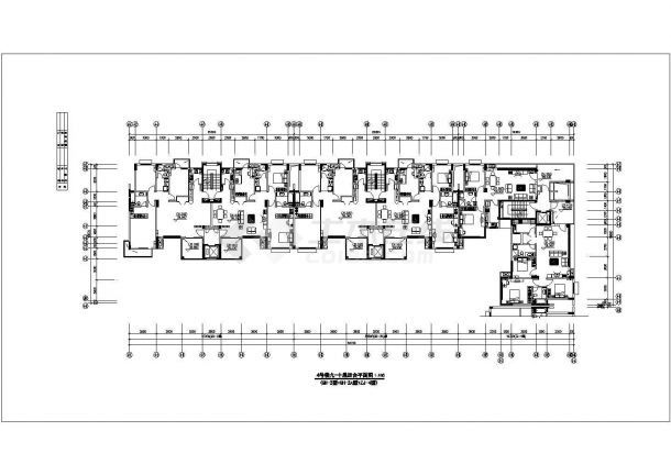 十分详细的高层住宅楼建筑施工图纸（共13张）-图二