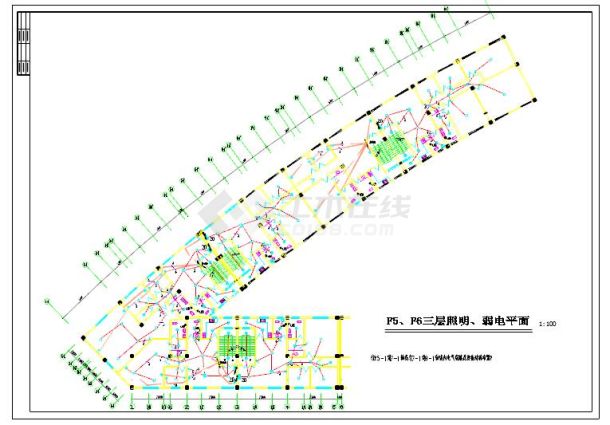 商业街电气设计方案全套CAD图纸-图一