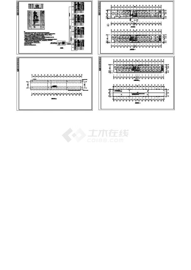 某四层办公楼电气设计施工图-图一