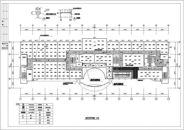 某地四层科技园设计装修规划方案施工图-图二
