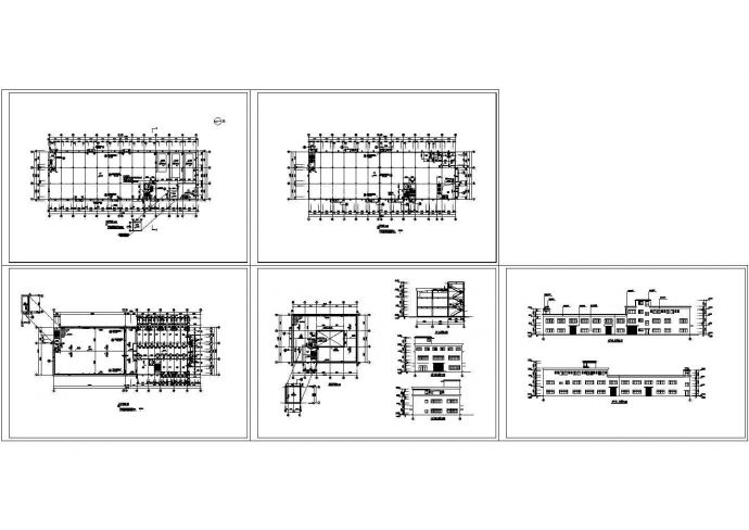 某工业厂房建筑设计cad施工图（大院设计，含结构设计）_图1