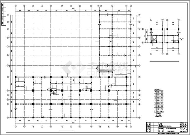 一套比较详细的结构图十一层公寓楼建筑图纸-图一
