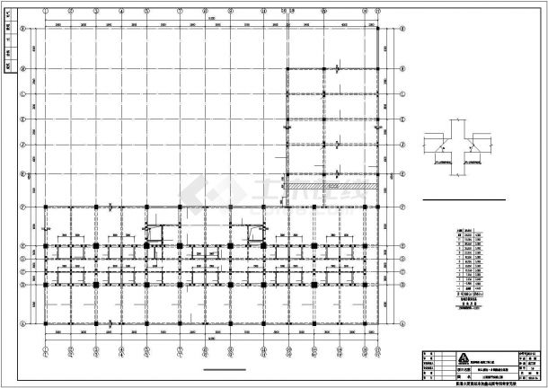 一套比较详细的结构图十一层公寓楼建筑图纸-图二
