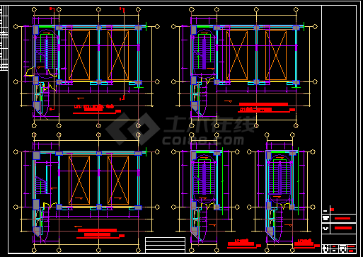 一套立体停车库5层车库全专业设计施工图纸-图二