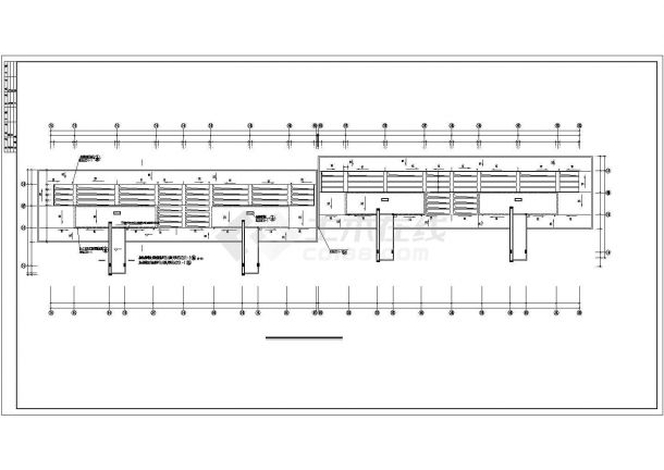 比较齐全的小高层建筑全套cad施工图纸-图二