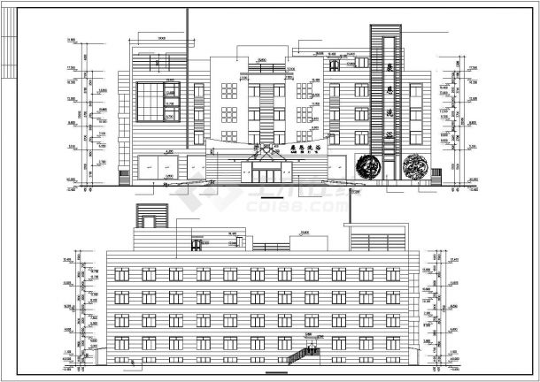 某地小型简单的宾馆沐浴部建筑设计图-图二