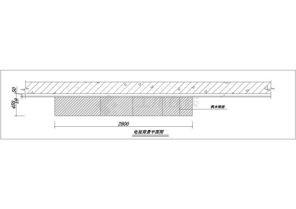 某欧式室内全套电视背景节点设计详图-图一