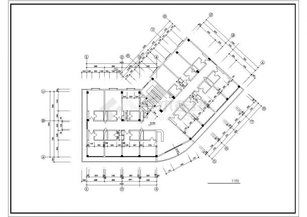 比较精致详细的宾馆建筑设计方案图-图一