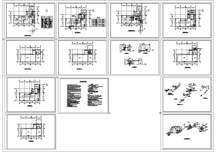 某地区蒸汽锅炉房水暖全套给排水设计图_图1