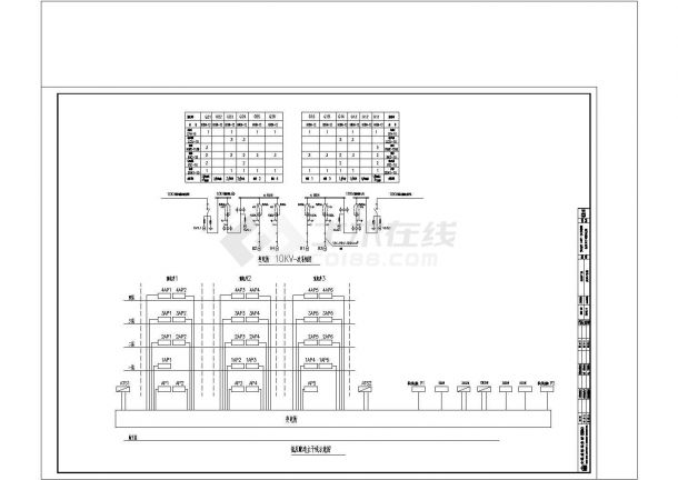 四层购物广场全套电气设计施工CAD图-图二