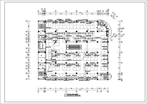 商场商铺全套电气设计施工CAD图方案-图一