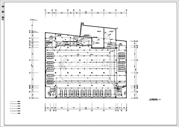 商场商铺电气设计施工CAD图纸全套方案-图一