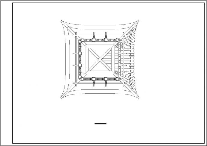 某地大型亭廊建筑施工图（共24张）_图1