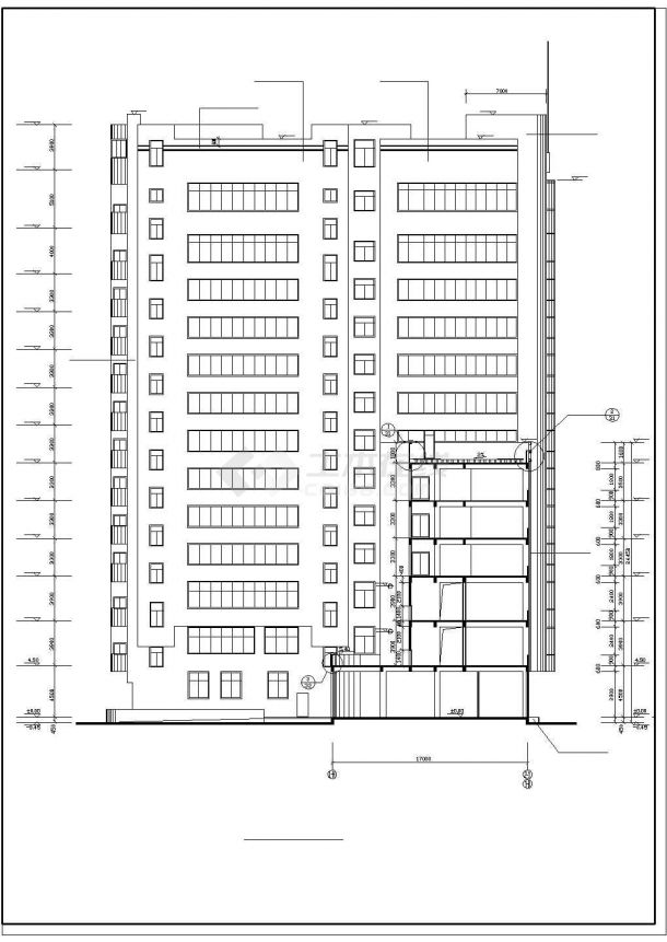 某地精致详细的三星级宾馆建筑施工图（全套）-图二