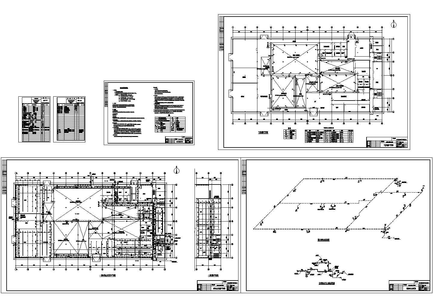 室内消火栓系统及气体灭火系统CAD图