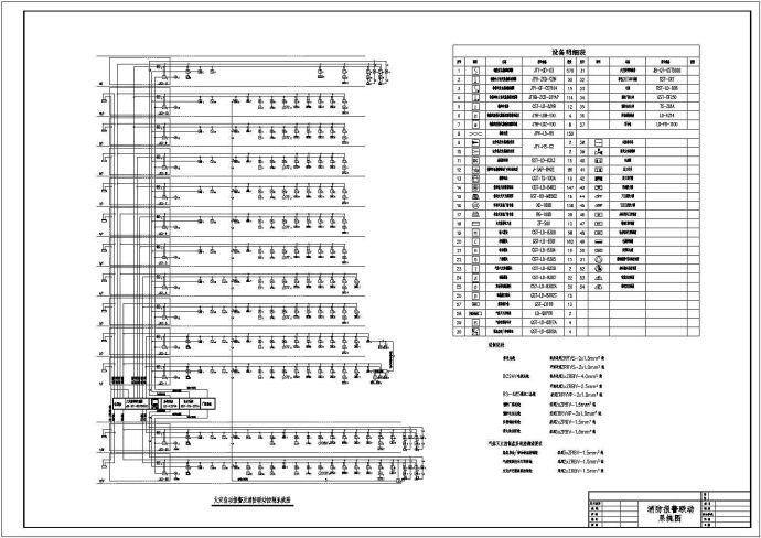 消防报警联动系统CAD图_图1