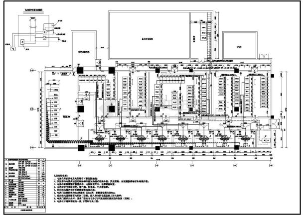 大型医院高低压变配电所设计方案全套CAD图纸-图一