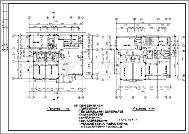 某地大型别墅建筑设计方案图纸（共15张）-图一