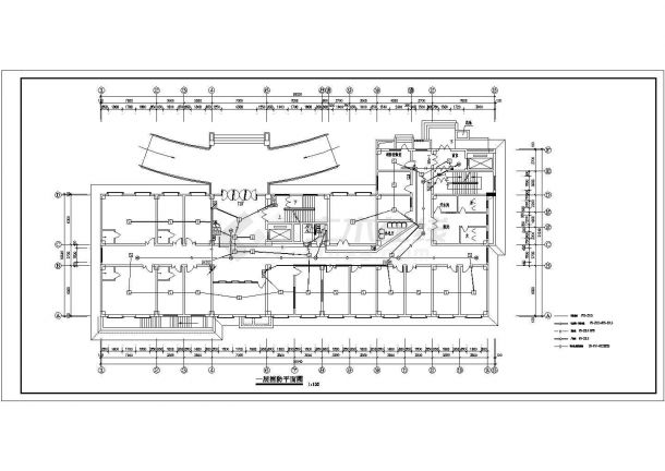 某医院电气消防设计方案与施工全套CAD图纸-图二