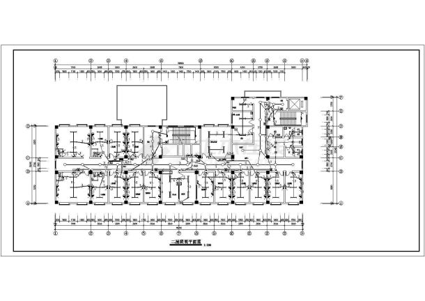 某医院电气照明设计方案与施工全套CAD图纸-图一