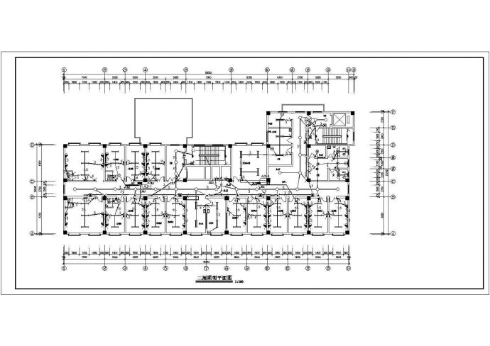 某医院电气照明设计方案与施工全套CAD图纸_图1