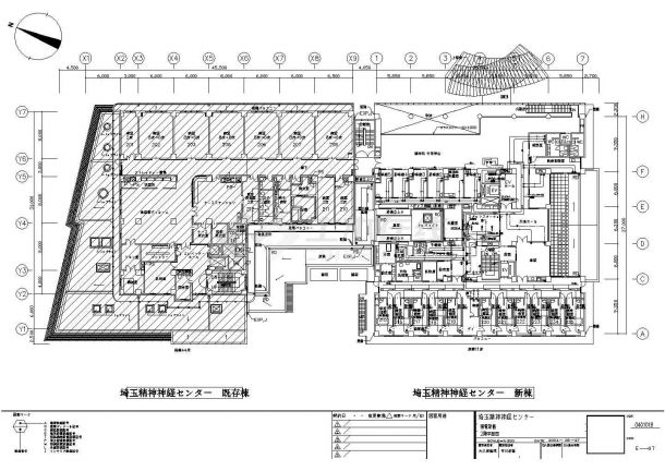 某医院设计方案与施工全套CAD图-图一